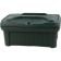 Carlisle XT160008 Forest Green 6" Deep Cateraide Slide 'N Seal Top Loading Polyethylene Insulated Food Pan Carrier With Sliding Lid And Molded-In Tethered Lock Pin
