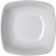 Carlisle 3336002 White Melamine Square Series Flared Displayware Bowl - 5 Qt. Capacity