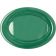 Carlisle 4308609 Green Melamine Durus Oval Serving Platter - 9-1/2" x 7-1/4"