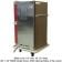 Carter-Hoffmann BB60 Classic Carter Series 46 1/4" Tall x 40 1/2" Wide Single-Door 72-Plate Capacity Insulated Stainless Steel Mobile Heated Banquet Cabinet For Plates Up To 10 1/2" Diameter, 120V 1650 Watts