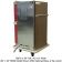 Carter-Hoffmann BB72 Classic Carter Series 54" Tall x 40 1/2" Wide Single-Door 90-Plate Capacity Insulated Stainless Steel Mobile Heated Banquet Cabinet For Plates Up To 10 1/2" Diameter, 120V 1650 Watts