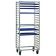 Carter-Hoffmann O8611W Wide-Opening 64 3/16" Tall x 28 5/8" Wide x 18 5/8" Deep 11-Pan Capacity Open-Sided Side-Loading Aluminum Utility Rack For 18" x 26" Trays With Fixed Angle Slides