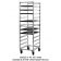 Carter-Hoffmann O8622 Double-Width 64 3/16" Tall x 40 1/8" Wide x 26 1/4" Deep 22-Pan Capacity Open-Side End-Loading Aluminum Utility Rack For 18" x 26" Trays With Fixed Angle Slides