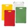 Tablecraft CBG1520APK4 20" x 15" x .5" Assorted Color Plastic 4 Pack Of Grippy Cutting Boards