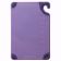 San Jamar CBG6938PR 6" x 9" x 3/8" Purple Allergen Saf-T-Grip Bar Cutting Board