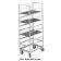 Channel Mfg 437A 40 Tray Bottom Load Aluminum Cafeteria Tray Rack - Assembled