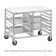 Channel Mfg DS2410/P 40” Wide Double-Section Mobile Work Table With Angle Pan Slides And 10 Pan Capacity