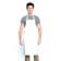 Chef Approved 1670263WH White 34" x 34" Poly-Cotton Full Length Bib Apron