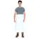 Chef Approved 167607BA2WH White 30" x 34" Poly-Cotton Bistro Waist Apron With Pockets