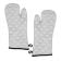 Chef Approved 167801SG15 Silicone Cloth Oven / Freezer Mitts - 15" (Pair)
