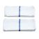 Chef Approved 15"L x 26"W Blue Stripe White 24oz Dish Towel  100% Cotton - 12-Pack