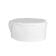 Chef Approved 167PBXLWSC White Solid Top Pill Box Hat - Regular Size
