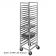 Channel Mfg SSPR-5E 11 Pan End Load Stainless Steel Steam Table Pan Rack - Assembled