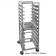 Channel Mfg STPR-8 16 Pan End Load Heavy-Duty Aluminum Steam Table Pan Rack - Assembled