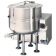 Cleveland Range KGL100 Liquid Propane 100-Gallon Capacity 2/3 Steam Jacketed Floor Model Stainless Steel Stationary-Type Gas-Fired Kettle With Cover And 2" Tangent Draw-Off Valve, 120V 190,000 BTU
