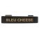 Tablecraft CN481 Plastic Black Name Tag "Bleu Cheese" for Option Salad Dressing Dispenser 