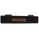 Tablecraft CN483 Plastic Black Name Tag "House" for Option Salad Dressing Dispenser 
