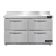 Continental Refrigerator SW48NBS-FB-D 48" Front-Breathing Worktop Refrigerator with Four Drawers - 13.4 cu. ft.