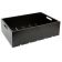 Tablecraft CRATE116BK Gastronorm 20 3/4" x 12 3/4" x 6 1/4" Black Wood Serving and Display Crate