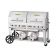 Crown Verity CV-CCB-48RDP 46" Outdoor Club Grill with 2 Horizontal Propane Tanks and Roll Dome Package
