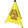 Winco CSF-4 20" Pop-Up Safety Cone Wet Floor Sign