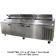 Delfield 18648PTBM_161 Single-Section 48" Wide 8.39 Cubic ft 6-Pan Capacity Stainless Steel Refrigerated Pizza Prep Table With 6" Casters, 1/4 HP