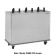 Delfield CAB3-1200 Enclosed Mobile Unheated Three Stack Plate Dispenser for 10-1/8" to 12" Plates
