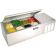 Delfield CTP 8160-NBP Countertop 60" Wide (6) 1/3-Pan Capacity Stainless Steel Self-Contained R290 Hydrocarbon Raised Refrigerated Prep Rail, 115V 1/5 HP
