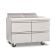 Delfield D4460NP-12 60-1/8" Two Section Stainless Steel Sandwich / Salad Prep Refrigerator with Four Drawers