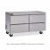 Delfield GUR32P-D Coolscapes 32” Wide Undercounter/Worktable Refrigerator With Two Drawers - 115V, 1/5 HP