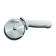 Dexter P177A-5PCP 18013 Sani-Safe 5" High Carbon Steel Pizza Cutter With White Handle