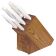 Dexter HSG-3 21008 SofGrip 7-Piece Knife Set With White Handles And Wooden Block