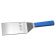 Dexter P94855H 31645H Basics Collection Square-End Offset 6" x 3" Stainless Steel Blade NSF Certified Hamburger Turner With Blue Polypropylene Handle