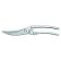 Dexter PS01-CP 19920 Sani-Safe Collection 9 1/2" Long Heavy-Duty Forged Stainless Steel Poultry / Kitchen Shears
