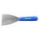 Dexter S293H-PCP 19603H Sani-Safe Collection 12 1/2" Long Stiff 3" Stainless Steel Blade NSF Certified Griddle Scraper With Heat-Resistant Cool Blue Textured Polypropylene Handle In Perfect Cutlery Packaging