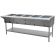 Eagle DHT5-208 79" Five Pan Electric Dry Hot Food Table With Galvanized Base - 208V