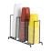 Dispense-Rite WR-3 8 to 44 Oz. 3-Section Beverage Cup Dispensing Rack