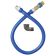Dormont 1650BPQ24 SnapFast 24" Gas Connector Kit with One Swivel and Restraining Cable - 1/2" Diameter