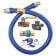 Dormont 1675KIT36 Deluxe SnapFast 36" Gas Connector Kit with Two Elbows and Restraining Cable - 3/4" Diameter