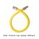 Dormont 1675NPFS48BX 48" Long 3/4" Inside Diameter Yellow Antimicrobial PVC Stationary Gas Connector Hose With NPFS Connector In Retail Box