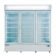 Empura EGM-75W 78.2" Wide Three-Section White Swinging Glass Door Merchandiser Refrigerator With 3 Doors, 75 Cubic Ft, 115 Volts