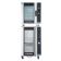 Moffat E33D5/P10M 24" Turbofan Half-Size Digital/Electric Convection Oven With Porcelain Oven Chamber On P10M 10 Tray Proofer/Holding Cabinet, 208V or 220-240V