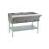 Eagle DHT3-240-3 48" Three Pan Electric Dry Hot Food Table With Open Galvanized Base - 240V