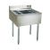 Eagle Group B2CT-12D-22-7 Stainless Steel 24" Underbar Cocktail / Ice Bin