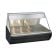 Alto-Shaam EC2-48-BLK 48" Black Full Service Countertop Heated Display Case With Angled Glass, 120V/208-240V