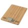 Escali SCDG15BBR Arti Bamboo Digital Scale w/ Natural Bamboo Measurement Surface - 15lb / 7kg Capacity