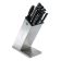 Edlund KBS-2006 9 Inch Stainless Steel Knife Block With Six Slots