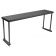 Empura BPOS-1296 96" x 12" Single Deck 18/430 Stainless Steel Table Mount Non-Adjustable Work Table Overshelf