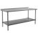 Eagle BPT-2436SEB-UT 36" x 24" Deluxe Series 16/300 Stainless Steel Work Table With 1 1/2" Rear Upturn And Stainless Steel Undershelf