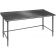 Eagle BPT-3636GTB-UT 36" x 36" Budget Series 16/430 Stainless Steel Work Table With 1 1/2" Rear Upturn And Galvanized Tubular Base